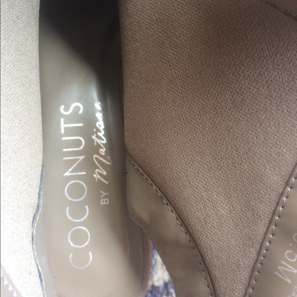 Coconuts tan zipped sling back open toe bootie 8.5 - Picture 7 of 7